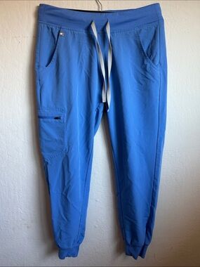 Figs Ceil Blue Drawstring Jogger Scrub Pants